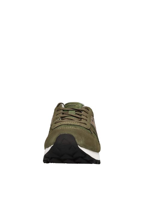 Sneakers modello SHADOW ORIGINAL OV in camoscio e tessuto SAUCONY | SHADOW ORIGINAL OV BVERDE-ORO